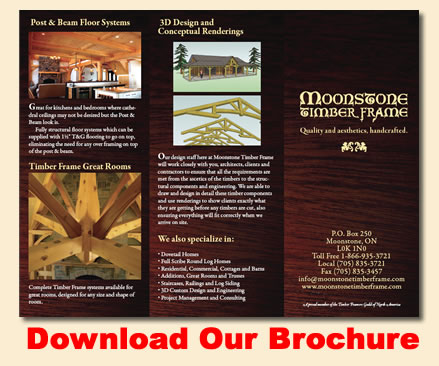 Moonstone Timber Frame Brochure